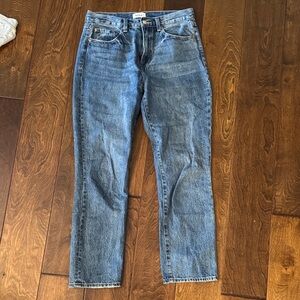 Pistola High Rise Straight Denim Jeans